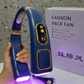 Ventilador de cuello portátil azul