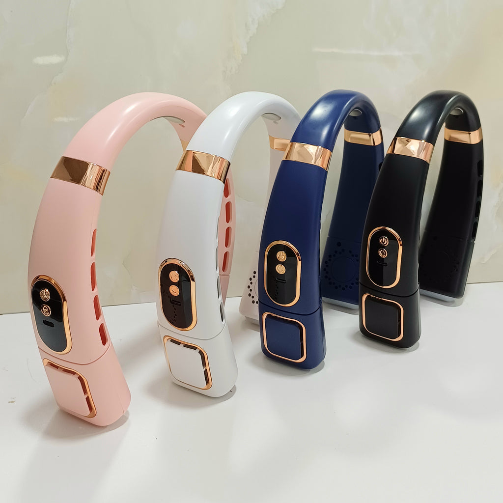 Ventilador de cuello portátil negro