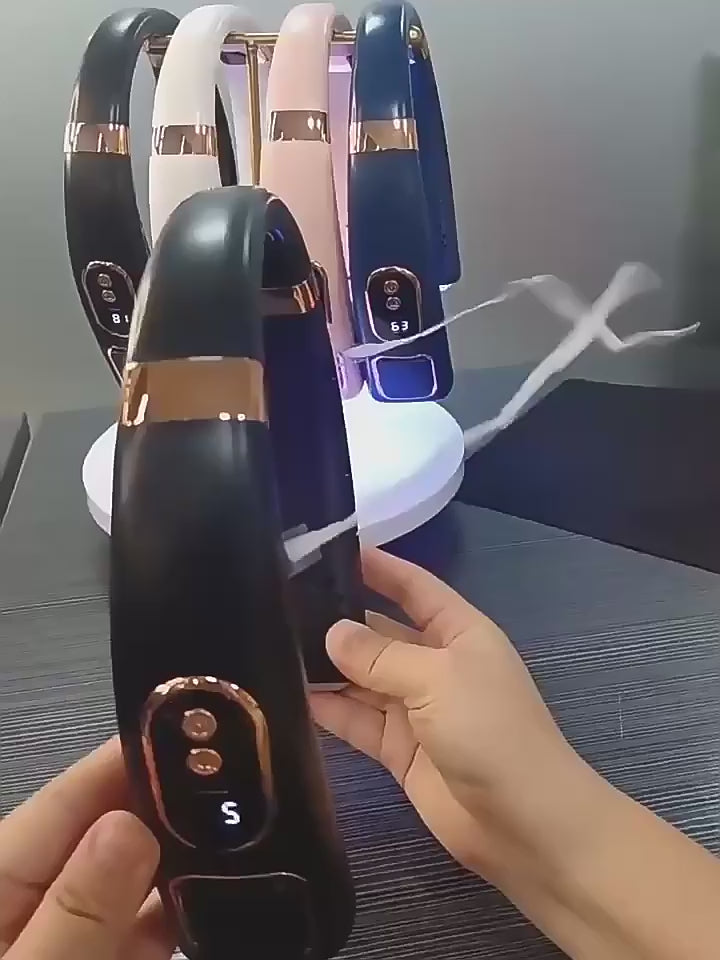 Ventilador de cuello portátil negro